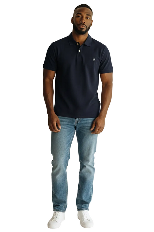 DT MONTAUK CLASSIC POLO - NAVY BLUE