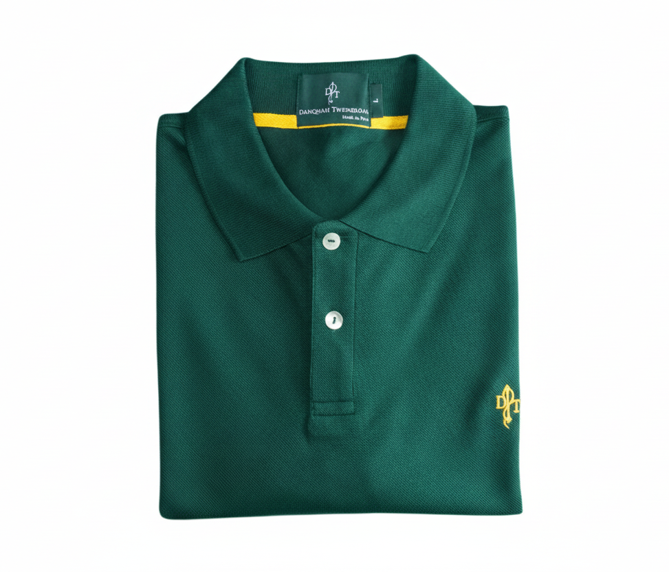DT MONTAUK CLASSIC POLO - HUNTER GREEN