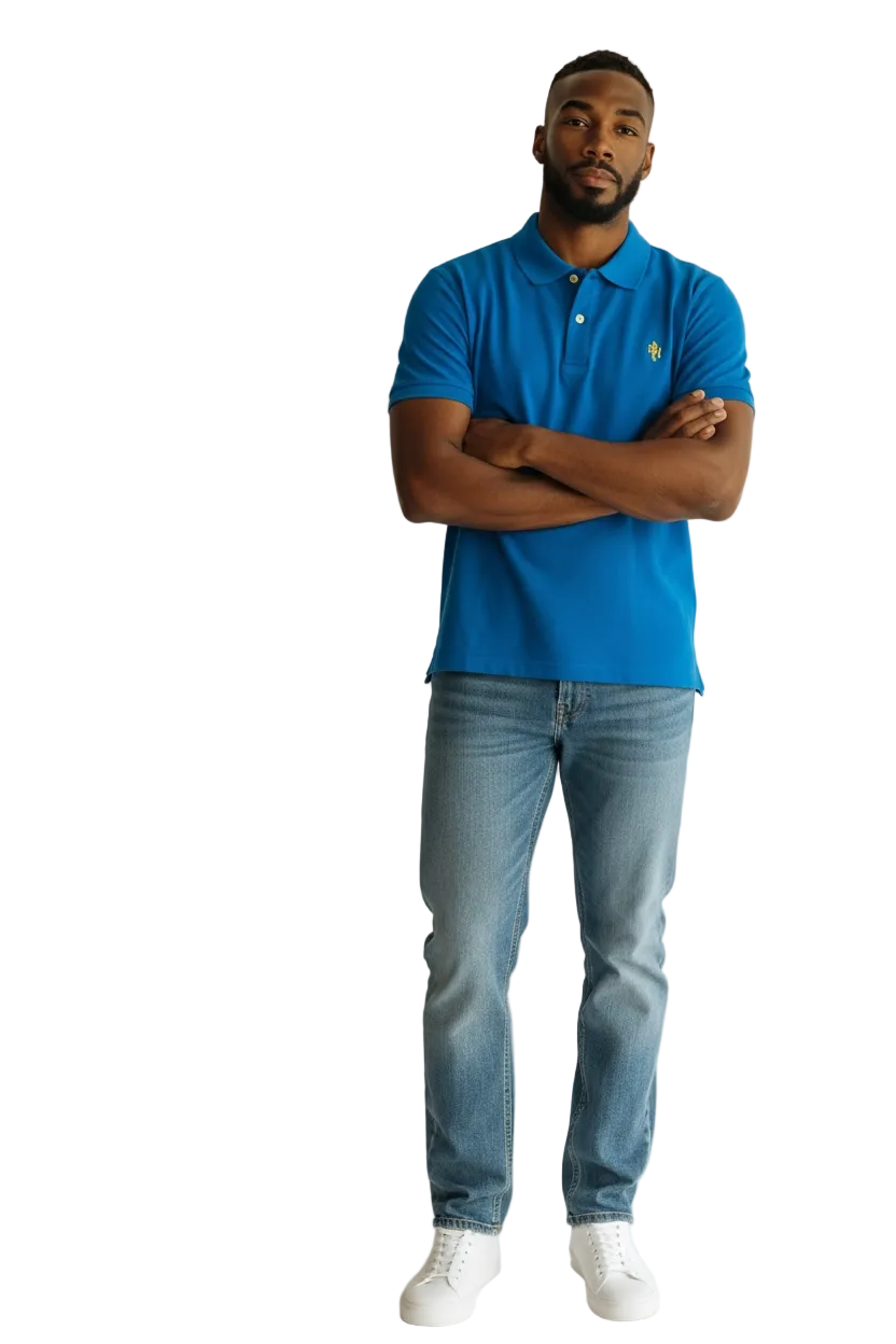 DT MONTAUK CLASSIC POLO - Blue